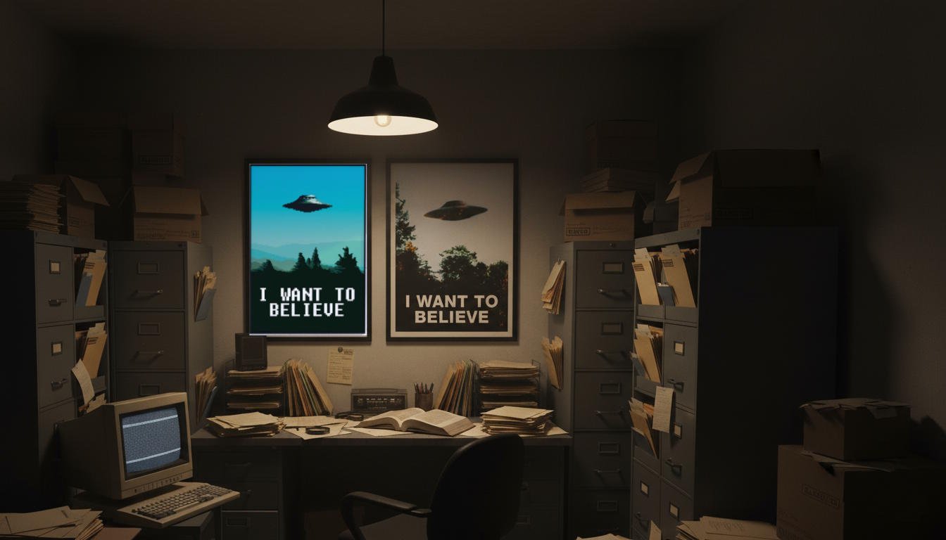 Arquivo X: O Mistério por Trás da Verdade: A História do Pôster “Eu Quero Acreditar”