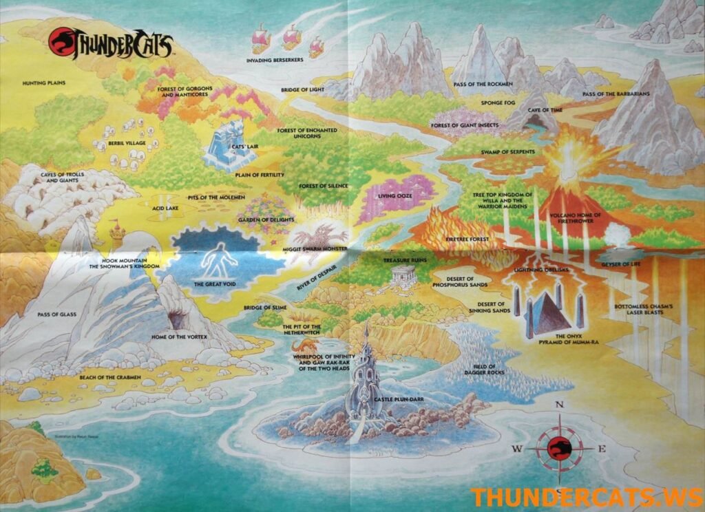 Poster Mapa Thundercats