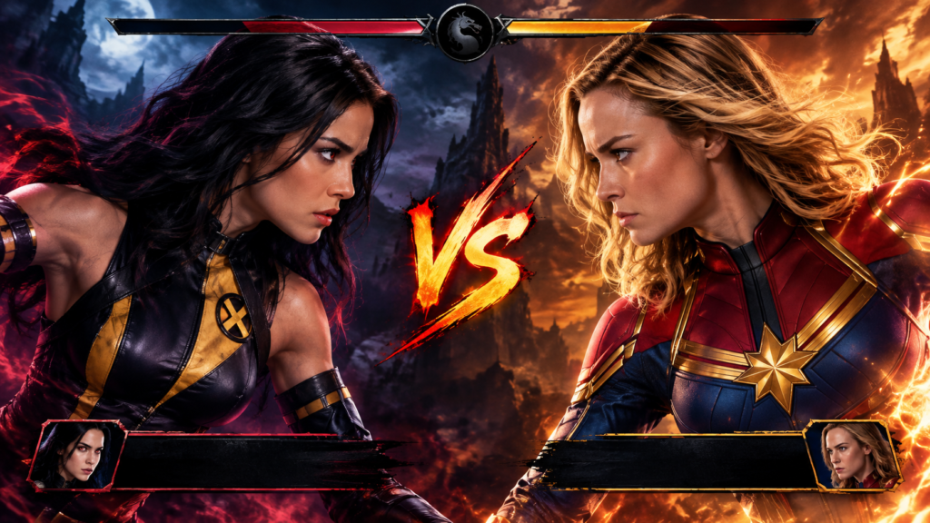 Vampira e a Capitã Marvel